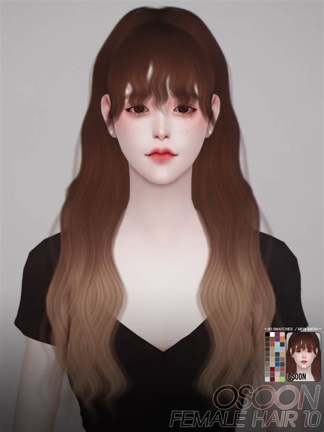 Sims 4 Hairs Osoon Hair 10