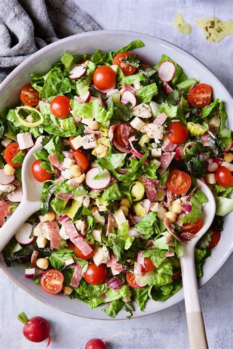 Italian Chopped Salad With Chicken From A Chefs Kitchen