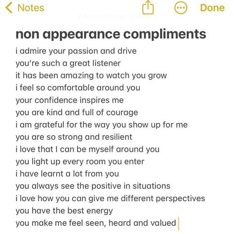selfcare system på instagram compliments that aren t based on appearance like these mean so
