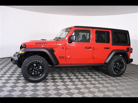 New 2020 Jeep Wrangler Unlimited Willys Sport Utility In Massillon