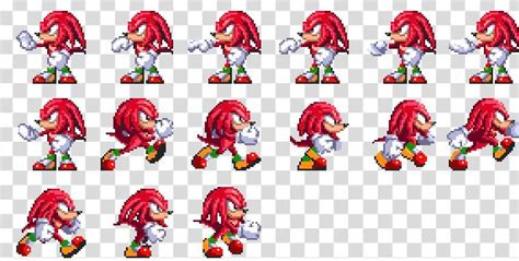 Sonic 3 Prototype Early Knuckles Sprites Sonicthehedgehog3