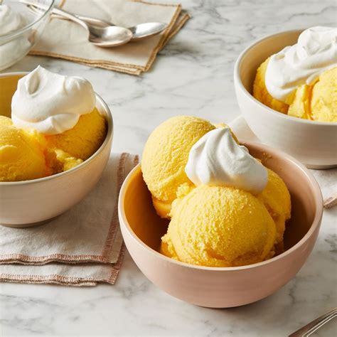 Orange Sherbet With Salted Whipped Cream Recipe On Food52 Recipe