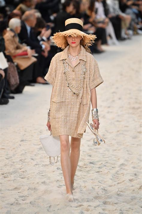 Chanel Transformed Its Runway Into A Real Beach For Its