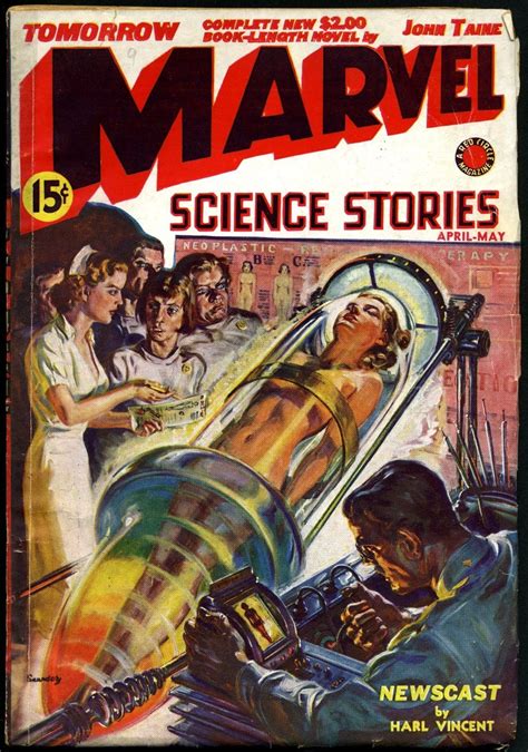 Marvel Science Stories Pulp Science Fiction Science Fiction