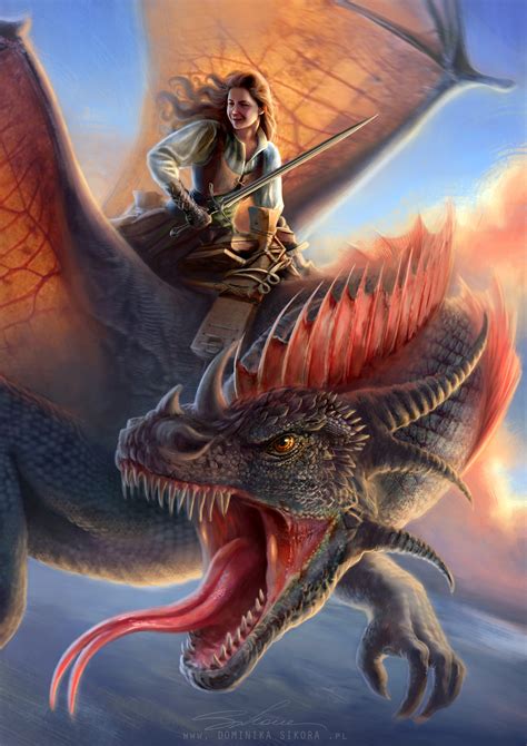 Artstation Dragon Rider Portrait