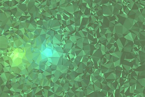 Abstract Green Polygonal Space Background Geometric Polygonal