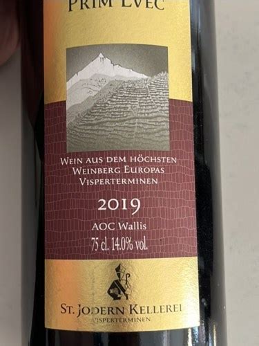 2019 St Jodern Wallison Oeil De Perdrix Vivino US