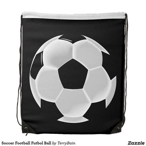Soccer Football Futbol Ball Drawstring Bag Soccer Backpack