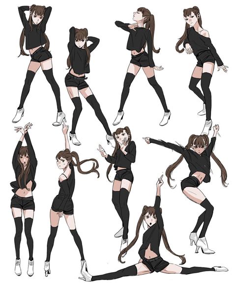 김중철joongchelkim on twitter art poses anime poses reference dancing drawings