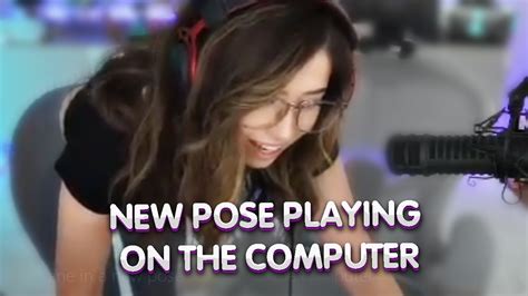 Pokimane In A New Pose Playing On The Computer Youtube