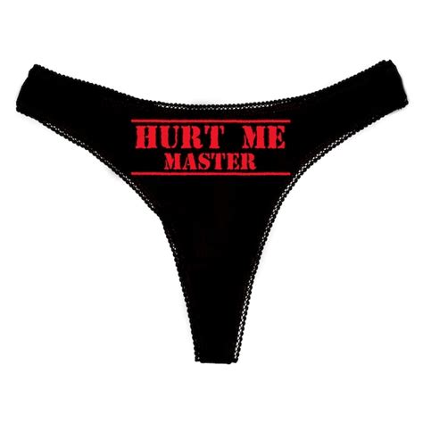 Hurt Me Master Panties Owned Knickers Panties Camisole Set Etsy UK