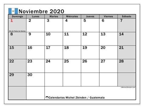 Calendario Noviembre 2020 A Febrero 2021 Qualads