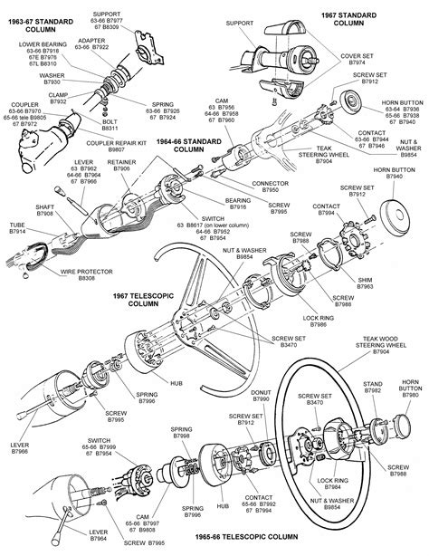 Diagram Corvette Steering Column Diagram