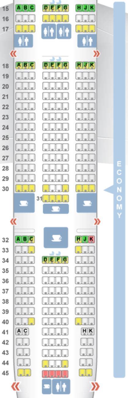 Etihad Airways Boeing 787 9 Jet Seat Map Elcho Table