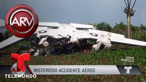 Noticias, telenovelas, entretenimiento, espectáculos,mundo y cultura, series, deportes y fútbol en vivo 7 días a la semana las 24 horas al día. Investigan misterioso accidente aéreo | Al Rojo Vivo | Telemundo - YouTube