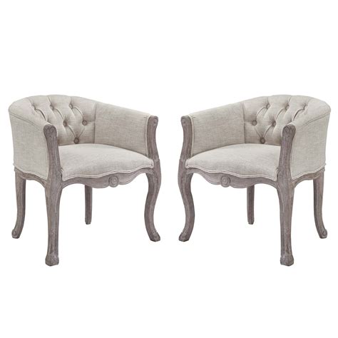 Invite your friends and family to diner and enjoy our comfortable upholstered dining chair. Crown Vintage French Upholstered Fabric Dining Armchair ...