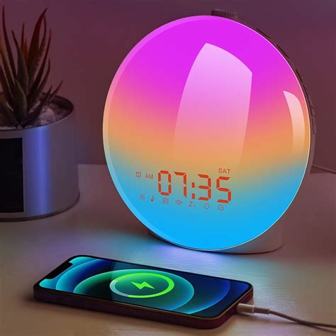 Buy Aurora Light Wake Up Light Sunrise Alarm Clock For Kids Heavy