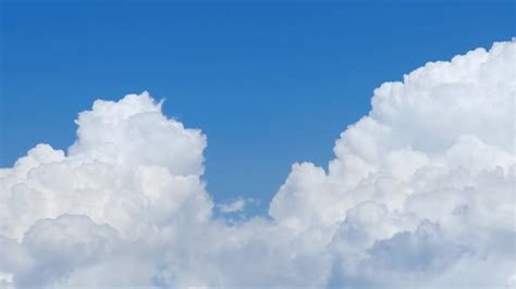 Big And Fluffy Clouds Motion Timelapse Stock Footage Videohive