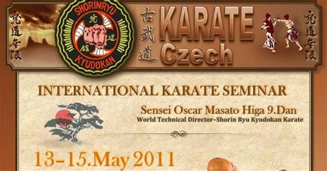 Master Oscar Higa Karate Do Kyudokan Karate Do Seminar In Czech