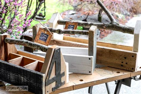 Make as big or small as you want for your space; The beginning of a quirky DIY toolbox revolutionFunky Junk Interiors