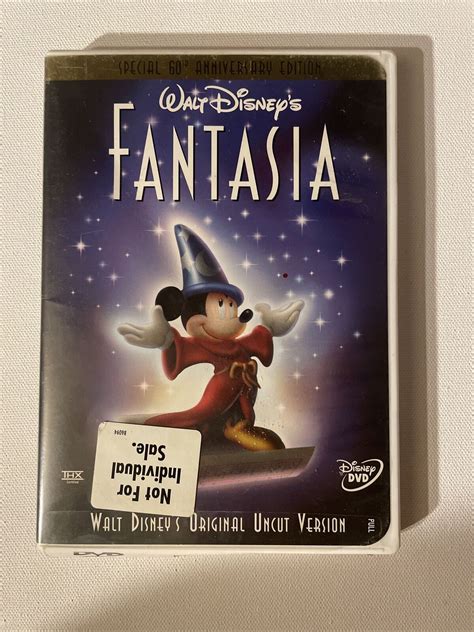 Fantasia Dvd 2000 Restored Full Length Version 60th Anniversary