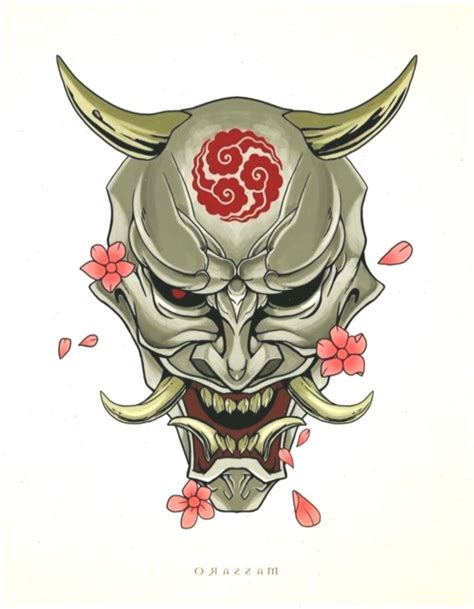 40 Japanese Oni Mask Tattoo Meaning Best Tattoos Land