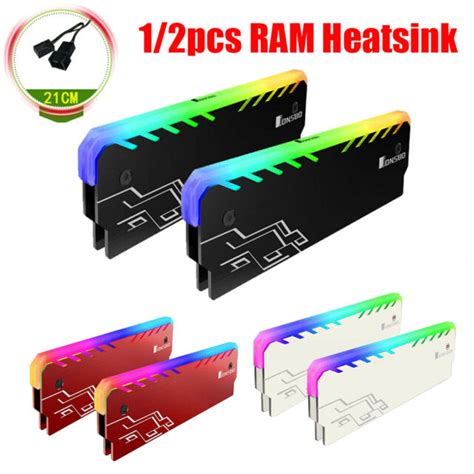 Rgb Ram Heatsink Ddr Ddr3 Ddr4 Memory Heat Spreader Cooler Parts For