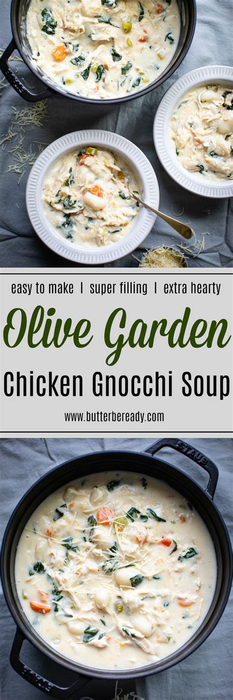 Whisk in your flour and let cook for a minute, slowly stir in your chicken broth and simmer until it starts to thicken up. Copycat Olive Garden Chicken Gnocchi Soup | Recipe ...