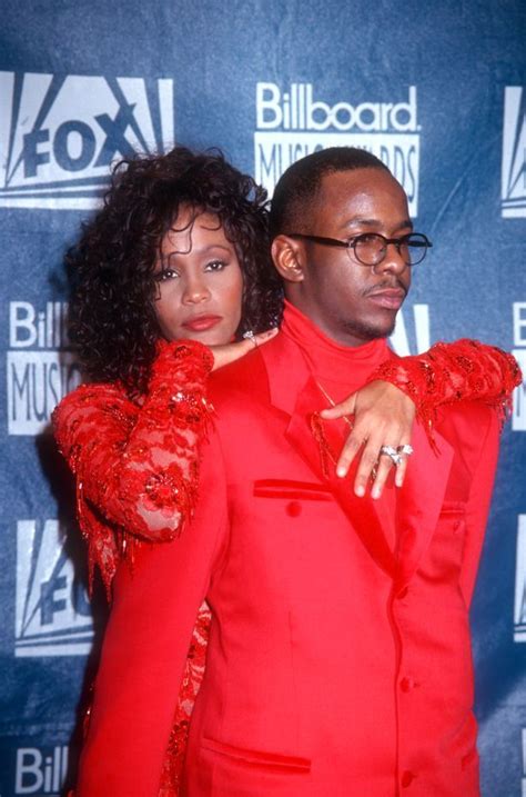Whitney Houston And Bobby Brown At The Billboard Music Awards Whitney