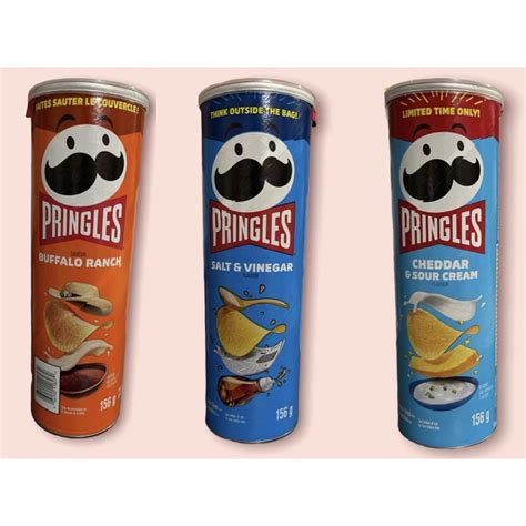 Pringles Limited Edition Flavors From Canada 156g Priced Per Can