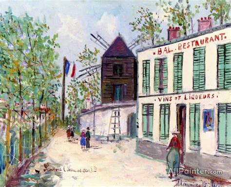 Maurice Utrillo Sannois Seine Et Oise Oil Painting Reproductions For
