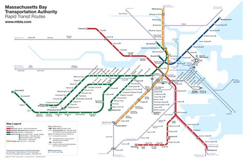 Map Of Boston With T Lines London Top Attractions Map