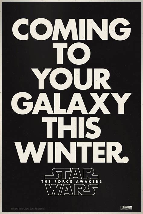 Star Wars Episode Vii The Force Awakens 2015 Poster 1 Trailer Addict