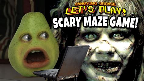 Annoying Orange - Scary Maze Game FREAKOUT! - YouTube