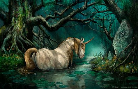 Fantasy Creatures Mythical Creatures Dragons Unicorn Artwork Tres