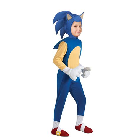 Anime Sonic The Hedgehog Costume For Kids Game Character Cosplay