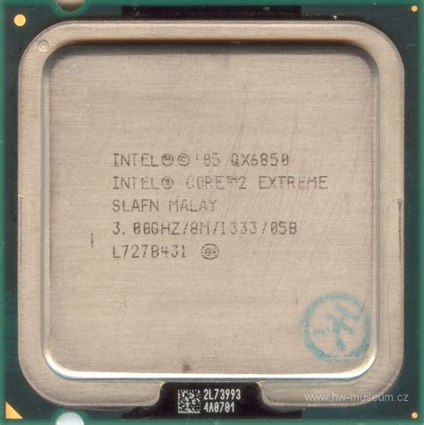 Intel Core 2 Extreme Qx6850 Hardware Museum