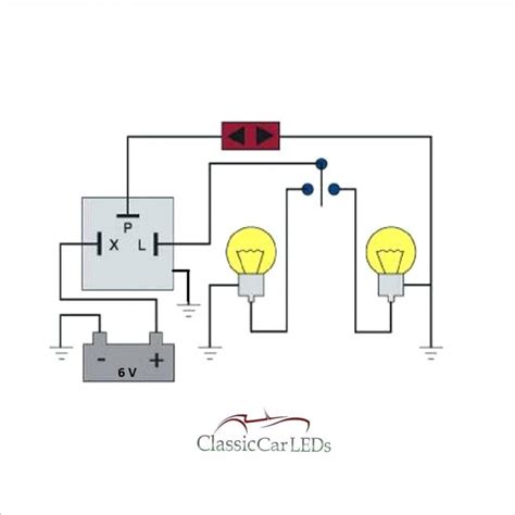 Car Flasher Circuit Diagram