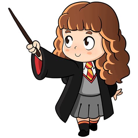 How To Draw Hermione Granger From Harry Potter Really Easy Drawing