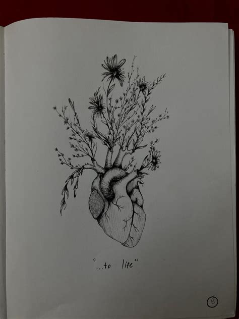 Heart With Flowers Growing Out Of It Flowers Growing Out Of Heart Hd