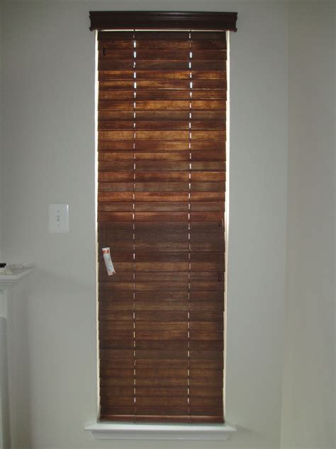 Wood Blinds For Narrow Windows Like This Faux Blinds Wood Blinds