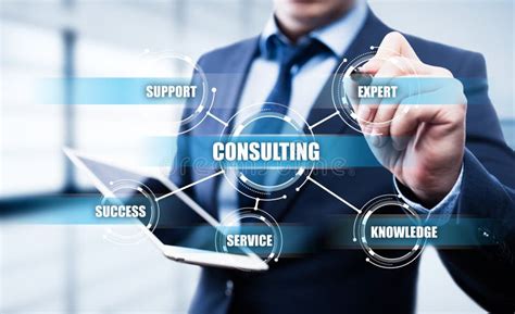 Consulting Expert Advice Support Service Business Concept Stock Image