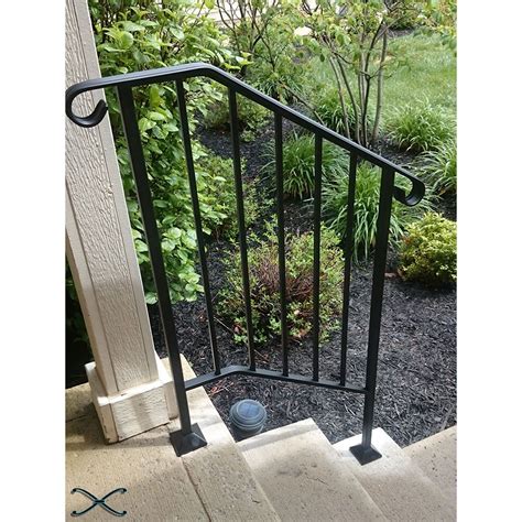 In this video i show you how to install posts on top of your concrete patio and stairs. Iron X Handrail Picket #2 (Concrete Steps) - Walmart.com in 2020 | Railings outdoor, Iron ...