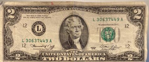 The Real Value Of A 2 Dollar Bill