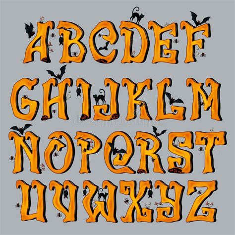 Halloween Alphabet Artofit