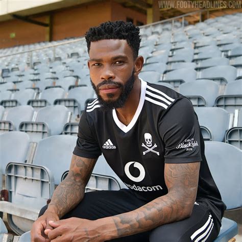 The new kit stays true to pirates' iconic black and white colours, with the home jersey in all black, with white stripes on the shoulder and a . Orlando Pirates 20-21 Home & Away Kits được phát hành ...
