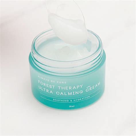 Smooth or pat over skin, until. ALWAYS BE PURE Forest Therapy Ultra Calming Cream 50ml ...