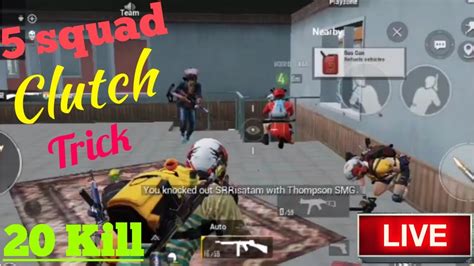 Full Rush Gameplay L Squad Vs Squad 1 All Dead Op Clutch Pubg Injoy