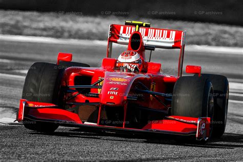 Exclusive Photo Print F1 2009 Kimi Raikkonen Ferrari F60 Etsy