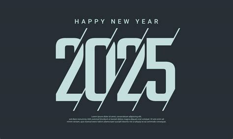 2025 Happy New Year Background Design 31107937 Vector Art At Vecteezy